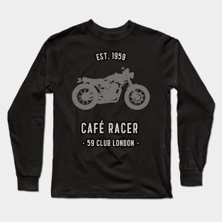 Café Racer 59 Club London 1959 Long Sleeve T-Shirt